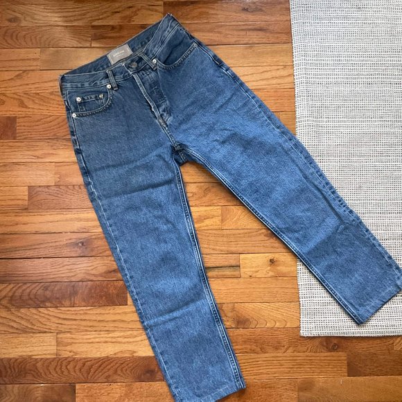 Everlane 90s Cheeky Jean Medium Blue - 23 Ankle - Picture 1 of 6